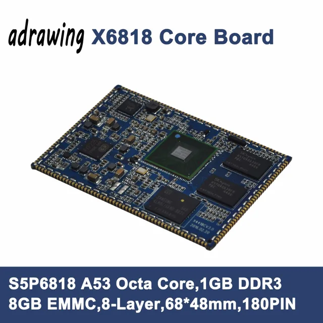 ARM Cortex A53 Octa Core S5P6818 X6818 V3.0 Development Board 1G DDR3