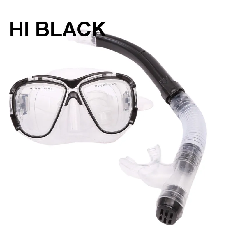 Professional Skuba Diving Mask Snorkel Goggles Wide Vision Watersports