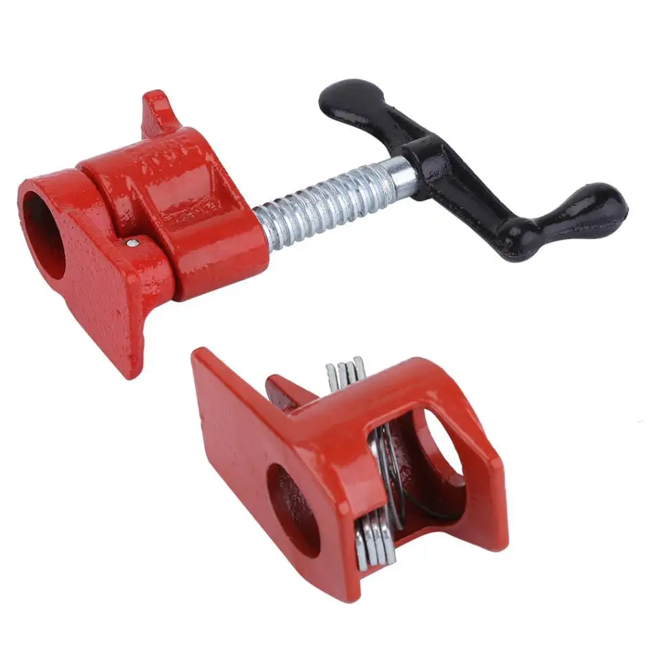 

G3/4 Inch Wood Pipe Clamp 50mm Diameter Wood Gluing Pipe Clamp Woodworking Tools