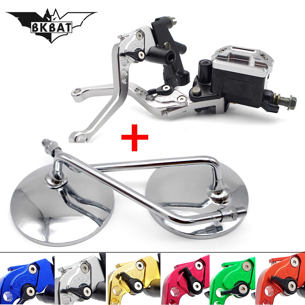 

Brake Clutch Pump Lever rearview mirror FOR suzuki bandit 1200honda steed kawasaki vulcan s 650 accessories yamaha xvs 650