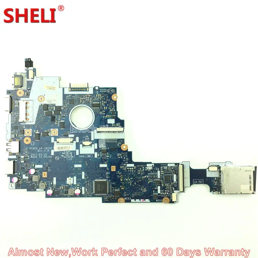 Материнская плата для ноутбука MOUGOL MBSFT02001 MB.SFT02.001 Acer Aspire One 722 P1VE6 LA 7071P C50 1 0 ГГц DDR3
