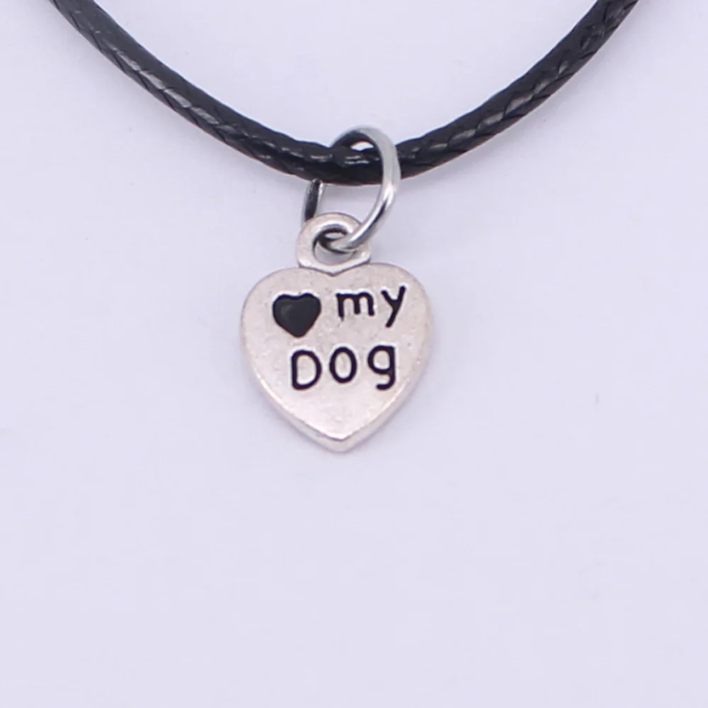 Hzew сердце собака кошка ожерелье с подвеской в виде лапы кошка собака ожерелья