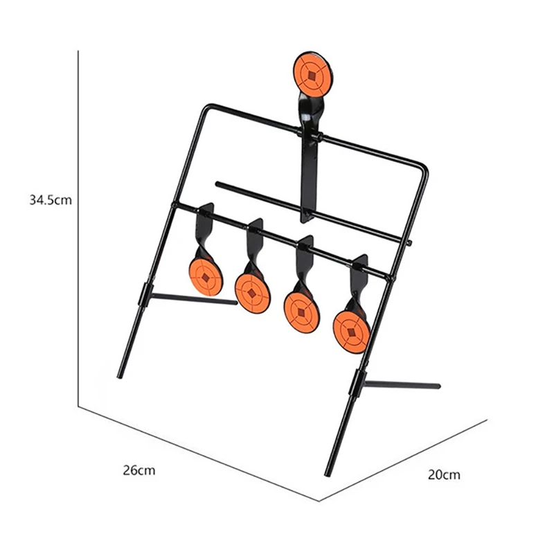 Для тренировок в помещении и на улице тренировка стрельбы из стали Автоматическая сброс целей