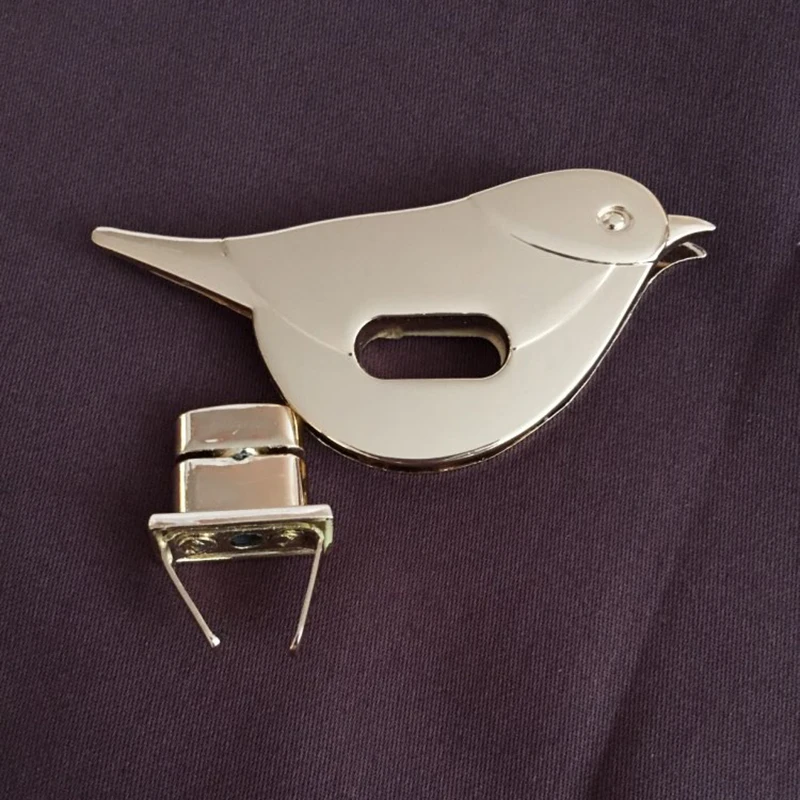 

Cute Bird Zinc alloy DIY Bag Turn Lock Snap Bag Accessories Buckle DIY Bag Twist Turn Lock Snap Clasps Closure Purse Hardware