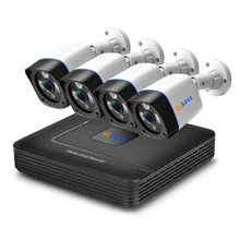Besder 4ch CCTV Системы HD 720 P AHD CCTV DVR 4 шт. 1.0 Мп ИК Открытый безопасности Камера 1200 ТВЛ камера комплект видеонаблюдения 20 м Кабели