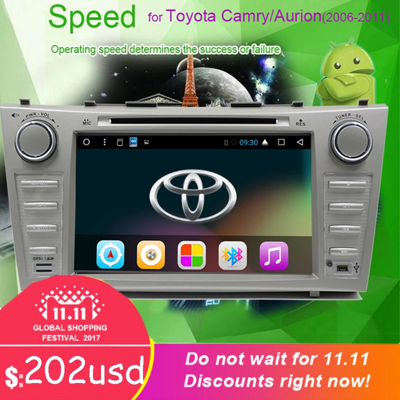 Android 6 0 car DVD player for Tofyota Camry 2006 2007 2008 2009 2011 Car DVD
