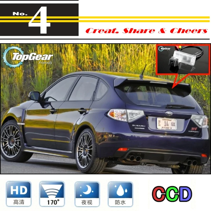 Автомобильная камера для Subaru XV / Impreza GJ GP водонепроницаемая заднего вида высокого