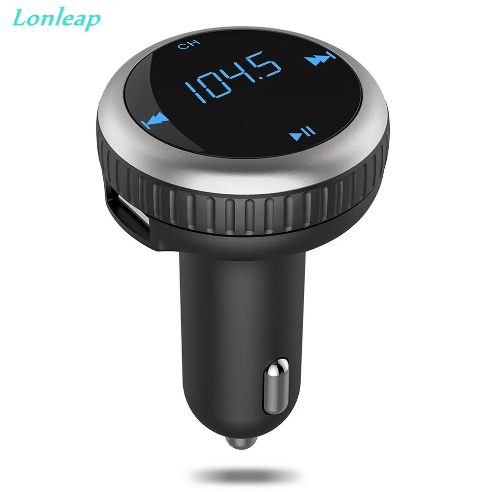 Lonleap Car FM Transmitter MP3 Audio Player Auto Bluetooth Aux Car Kit FM Modulator USB Charging Kit audio-player : image Lonleap Car FM Transmitter MP3 Audio Player Auto Bluetooth Aux Car Kit FM Modulator USB Charging Kit audio-player