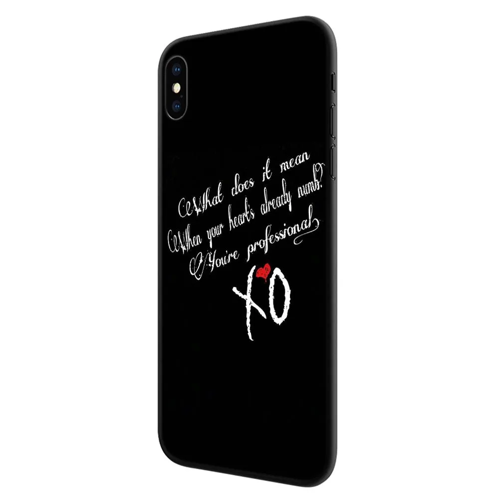 WEBBEDEPP The Weeknd TPU Cover for Apple iPhone 6 6S 7 8 Plus 5 5S SE X XS MAX XR Soft Case - Цвет: 5