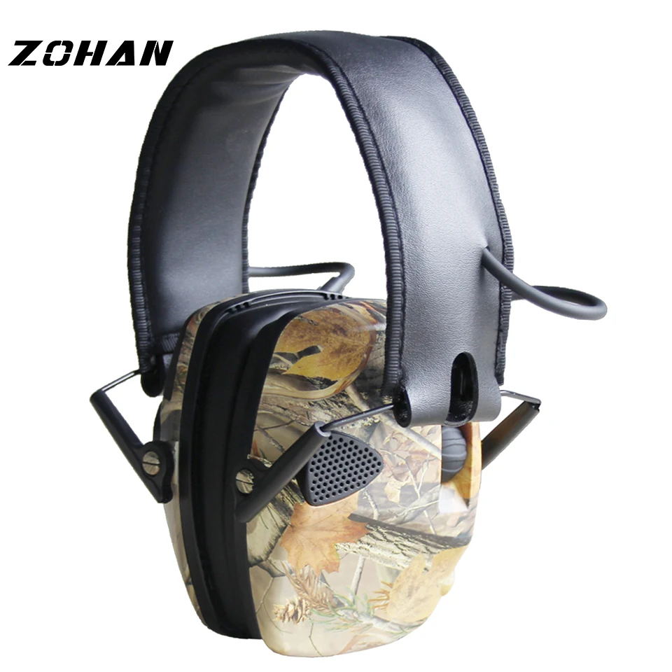 ZOHAN Electronic Earmuff NRR 22DB Tactical Hunting Ear Plugs Electronics Protection Shooting Ear Muffs Tactical Earplugs Shoot ZOHAN Electronic Earmuff NRR 22DB Tactical Hunting Ear Plugs Electronics Protection Shooting Ear Muffs Tactical Earplugs Shoot