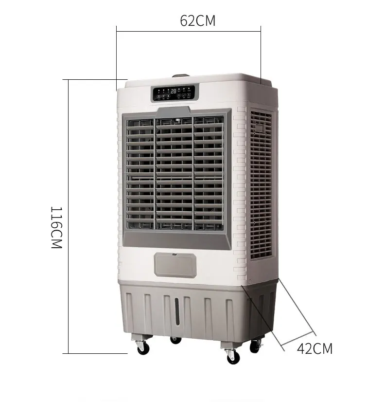 Mobile evaporative industrial cold fan household cold fan High winds water-cooled air-conditioning fan electric fan