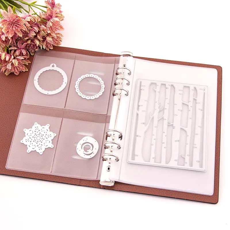 Cutting Dies Storage Book Collection DIY Scrapbooking Stencil Album Cover Holder Cutting Die Storage Book Folder