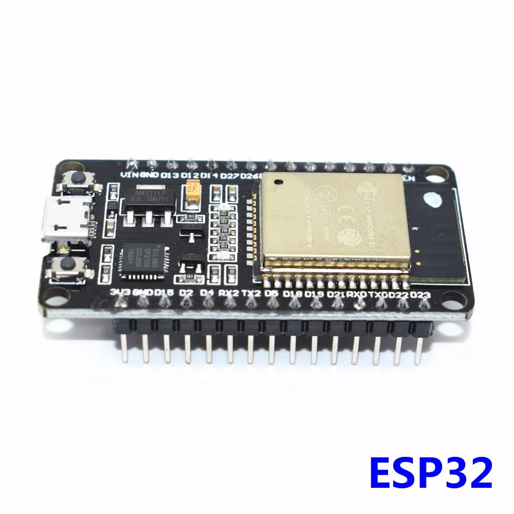 ESP-32 ESP32 беспроводной WiFi Bluetooth макетная плата 2,4 ГГц CP2102 микро USB двухъядерный модуль Nodemcu аналогичный ESP8266