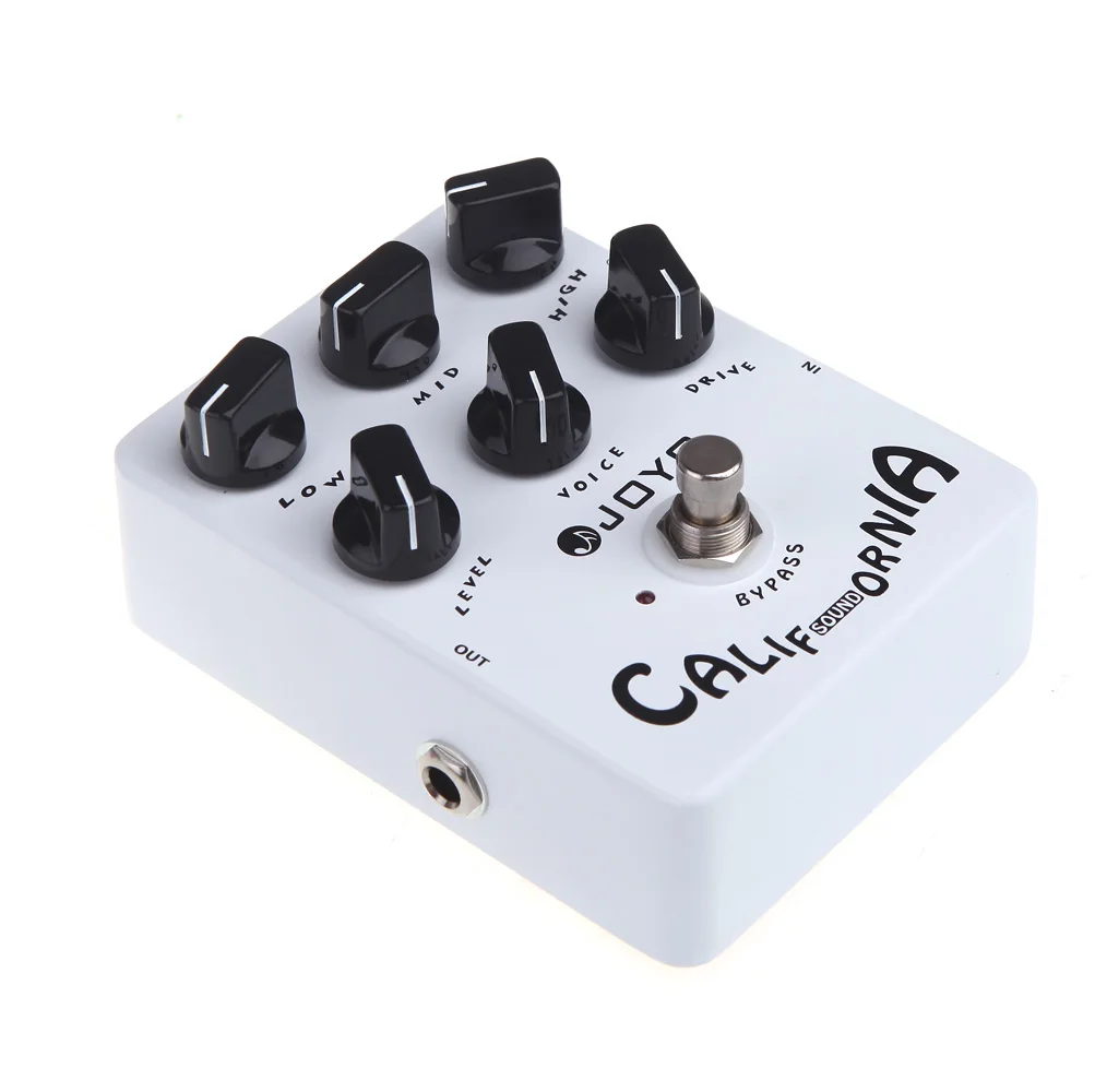 JOYO JF-15 California звуковая педаль эффектов для электрогитары True Bypass с золотым разъемом педали гитары и ручкой Mooer