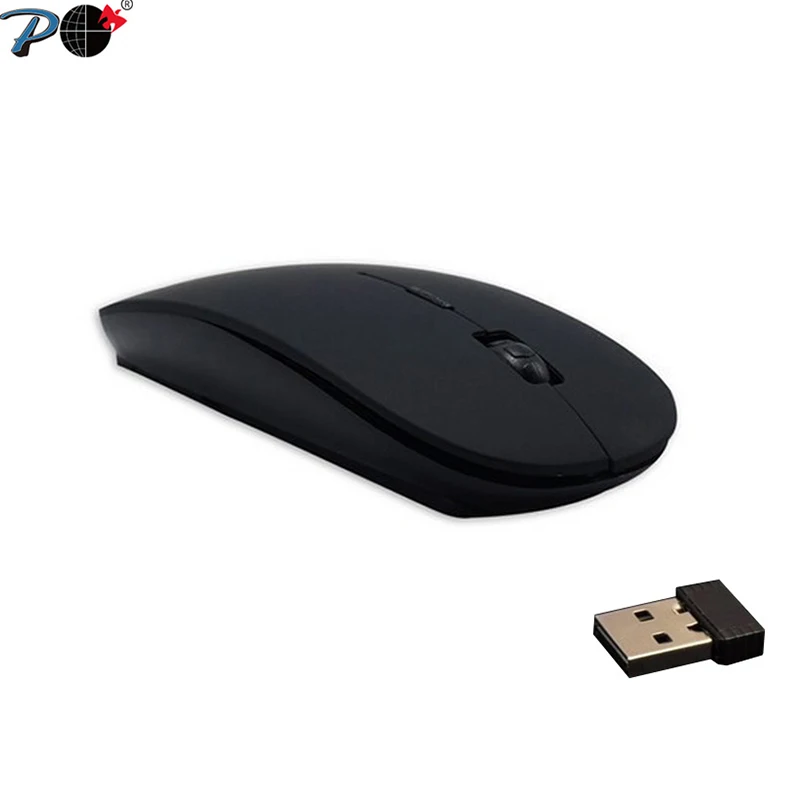Дешевая Бесшумная тонкая оптическая беспроводная 3D мышь P 2018 2 4G с 1800DPI и