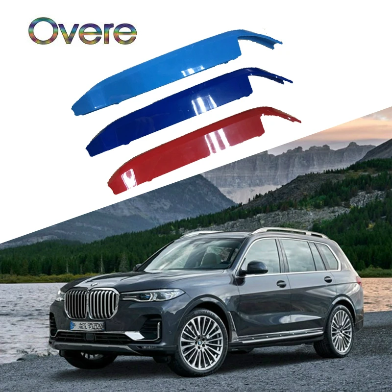 

3 шт., передний гоночный гриль для BMW X7 G07 X7 2019 BMW