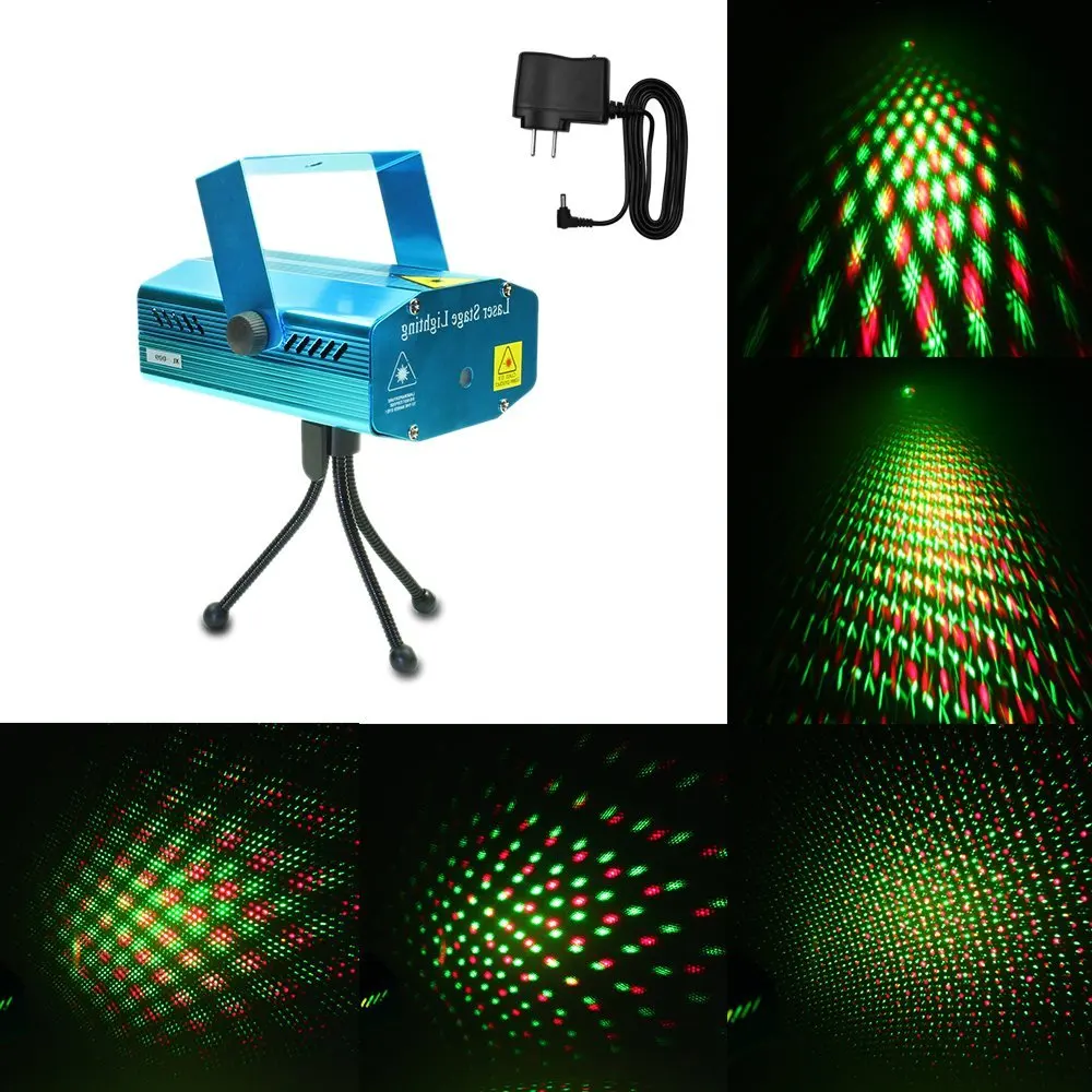 LED Laser Stage Effect Light Projector Mixed Red&Green Disco Light