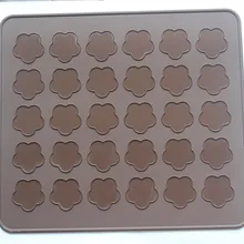 Высокотемпературная стойкая* 30 отверстий форма цветка выпечка макарон коврик