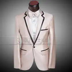 2019 Новое поступление тонкий мужской костюм комплект с брюками мужские костюмы Свадебные Жених торжественное платье 3 предмета костюм +