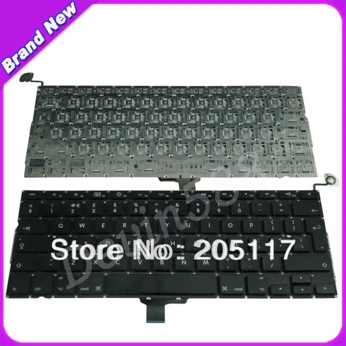 

Wholesale For Macbook Pro 13"A1278 Keyboard Black UK Layout,12 Months Warranty.