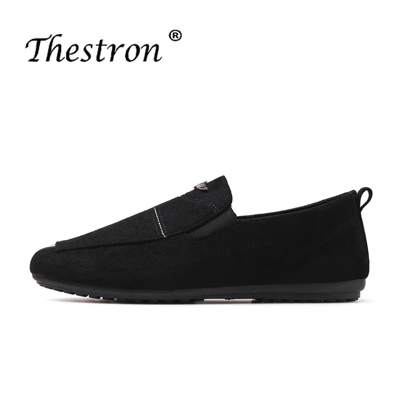 

Slip-on Shoes for Male Autumn Winter Man Casual Shoes Black Red Driving Shoes for Male Anti-slip Comfortable Loafers Flat