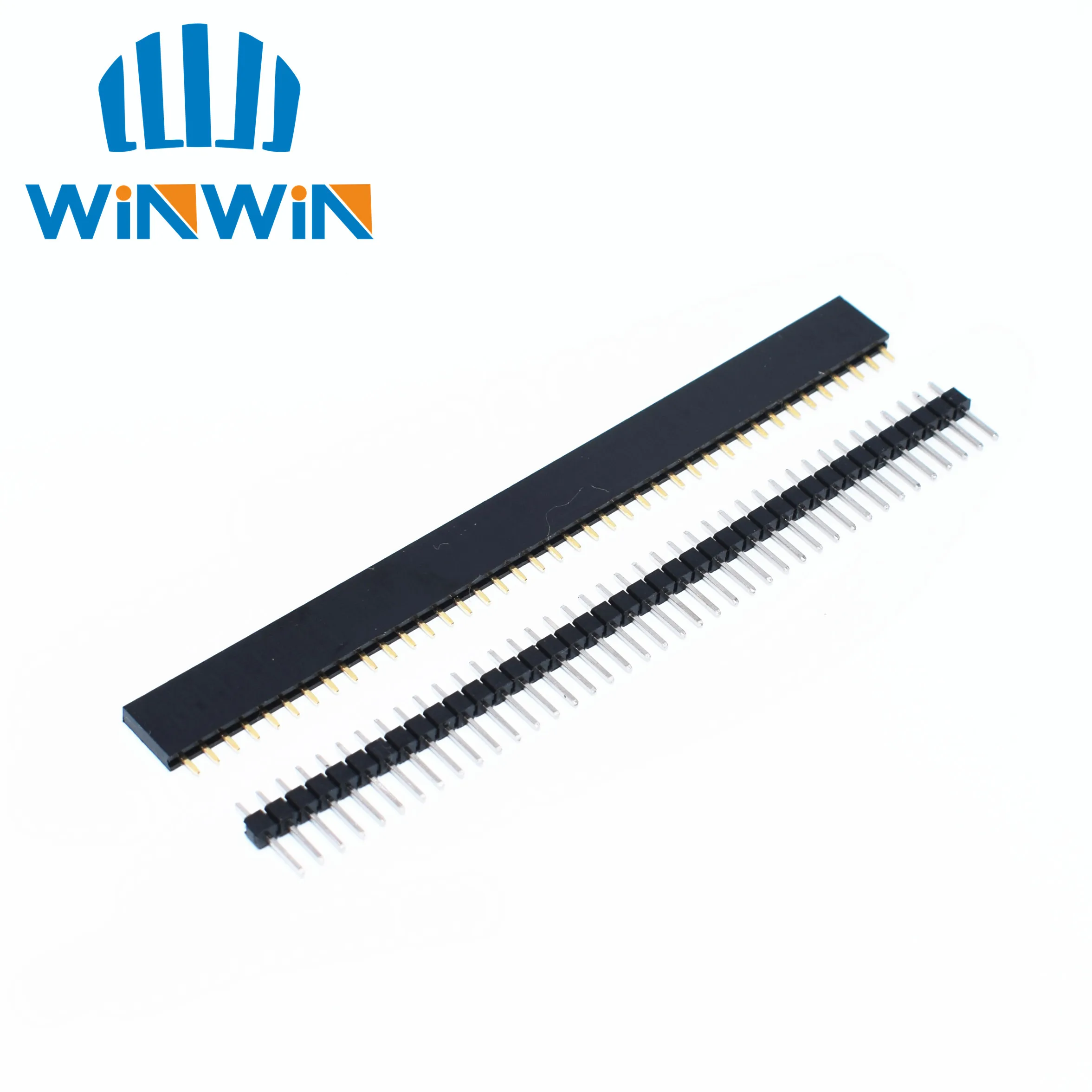

10pcs 1x40 Pin 2.54mm Single Row Female + 10pcs 1x40 Male Pin Header connector