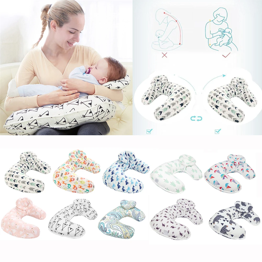 

Baby Nursing Pillows Maternity Baby Breastfeeding Pillow Infant Cuddle U-Shaped Newbron Cotton Feeding Waist Cushion for nursing