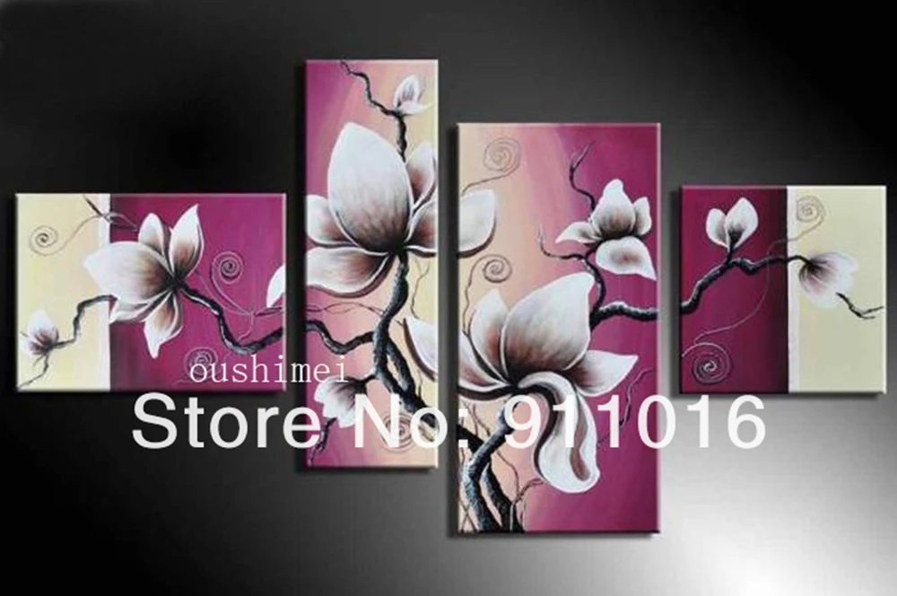 

Handmade Black And White Flowes Oil Paintings Abstract Landscape Painting for Wall Decor Pure Hand-painted Flower Painting
