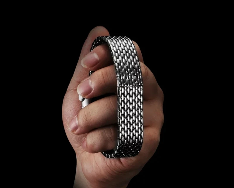 Браслет URVOI link для apple watch series 6 SE 5 4 высококачественный ремешок из нержавеющей