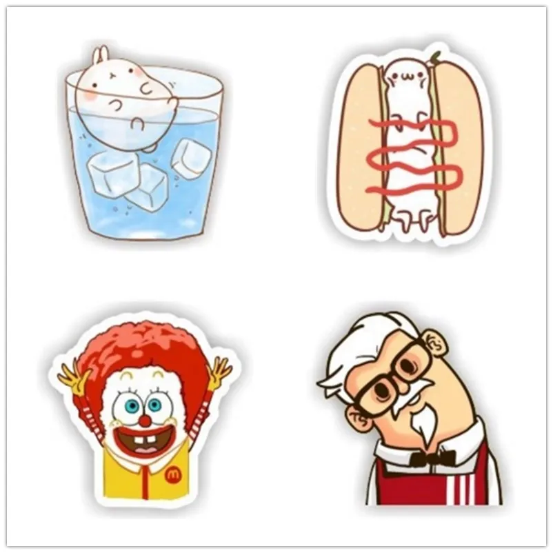

1 PC Cartoon ice cream Pizza Drink Acrylic Badges Icons on The Backpack Icons on The Pin Brooch Plastic Badge for clothing