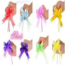300pcs Pull Flower Ribbon Bow Gift Wrap candy box accessories DIY wedding Christmas supply del coche de regalo del abrigo W0728G