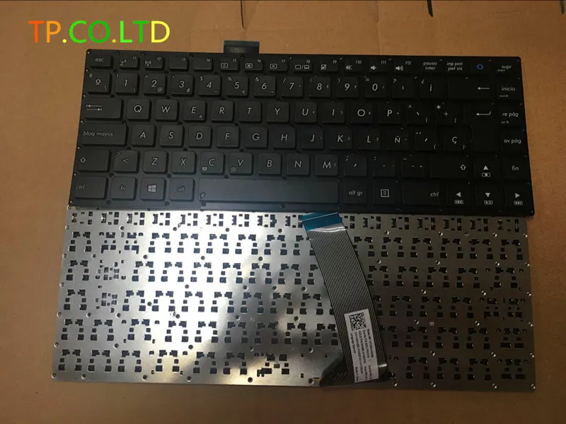 New SP Spanish Teclado Keyboard For ASUS VivoBook S400 S400C S400CA S400E Latin LA Laptop Black NO Frame WIN8