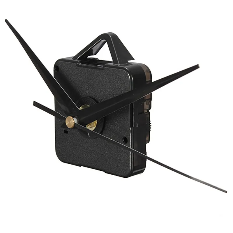 

New 1pcs Black Hands DIY Quartz Black Wall Clock Movement Mechanism Repair Parts Silent