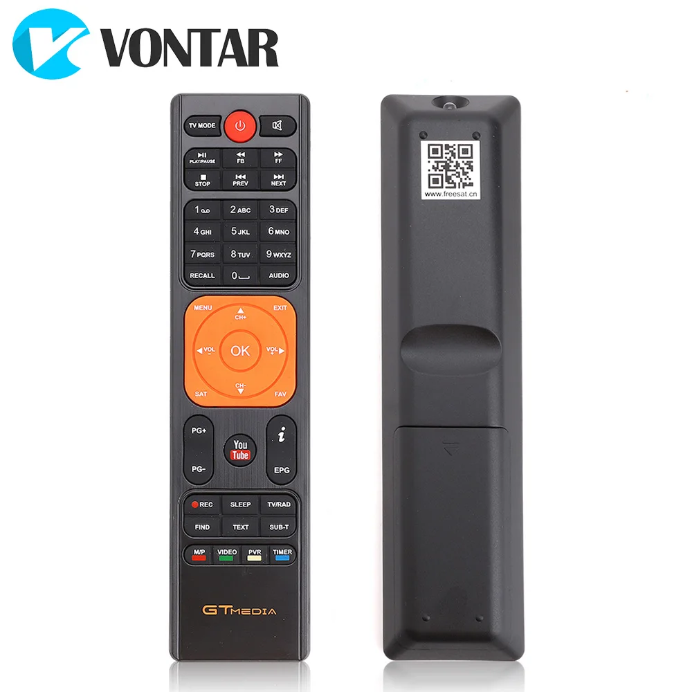 

Original Remote Control For GT MEDIA V7S HD V7 Plus Freesat V7 HD V7 MAX / COMBO / Terrestrial / COMBO-ATSC TV Box Set Top Box