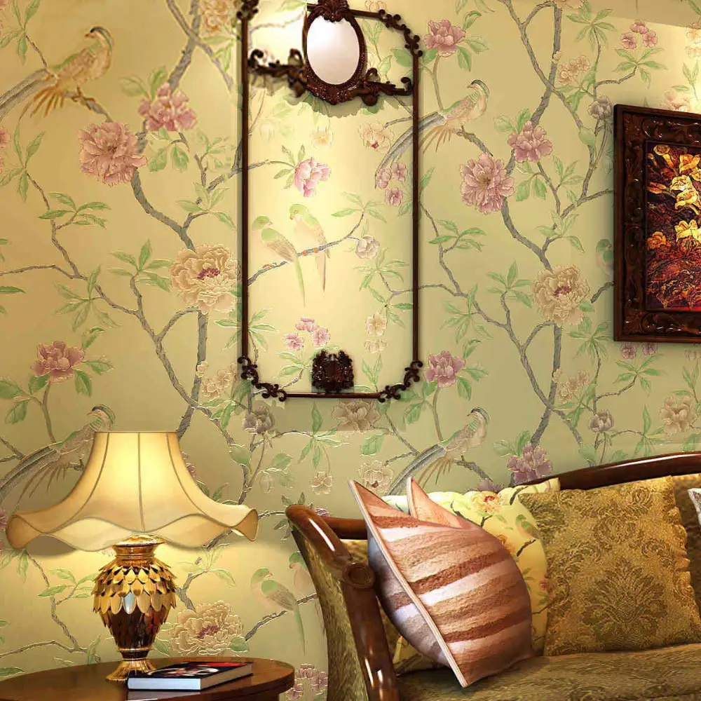 wallpaper roll picture more detailed picture about 3d birds wallpaper roll picture more detailed picture about 3d birds