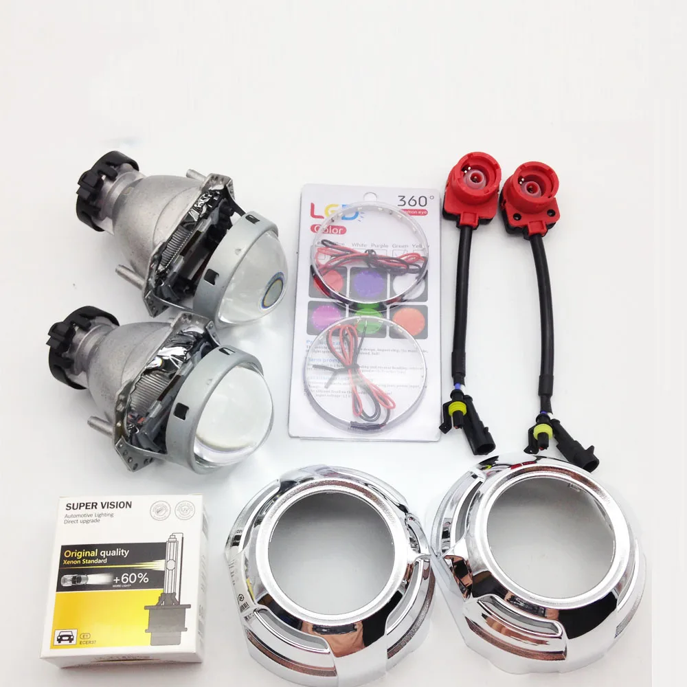 Hella 3R G5 объектив для проектора HID Bi xenon D2S Shroud Devil Eyes Модифицированная головная