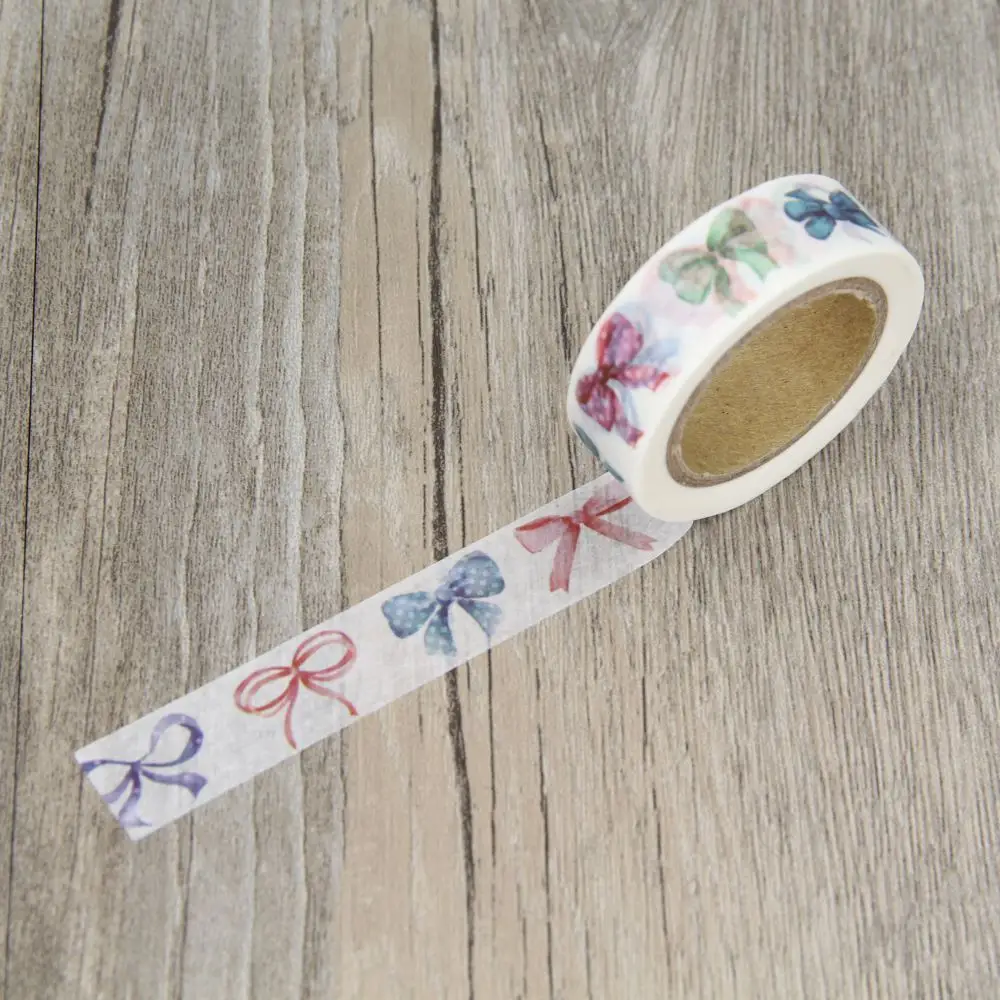 Watercolor Bowknot Butterfly Knot Masking Tapes Floral Washi Tape