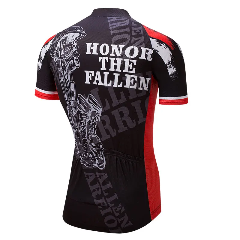 Одежда для велоспорта Crossrider мужчин летняя одежда Honor the Fall Джерси езды на