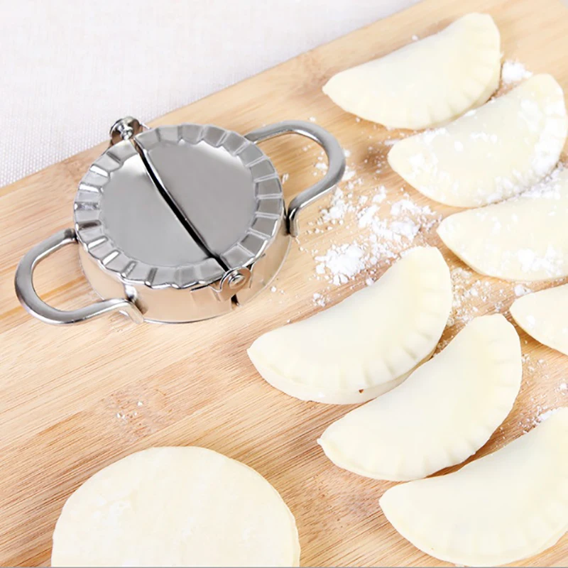 ONEUP Stainless Steel Dumpling Mould Dumpling make device Wrapper Maker Kitchen Accessories Cooking Pastry Tools ONEUP Stainless Steel Dumpling Mould Dumpling make device Wrapper Maker Kitchen Accessories Cooking Pastry Tools