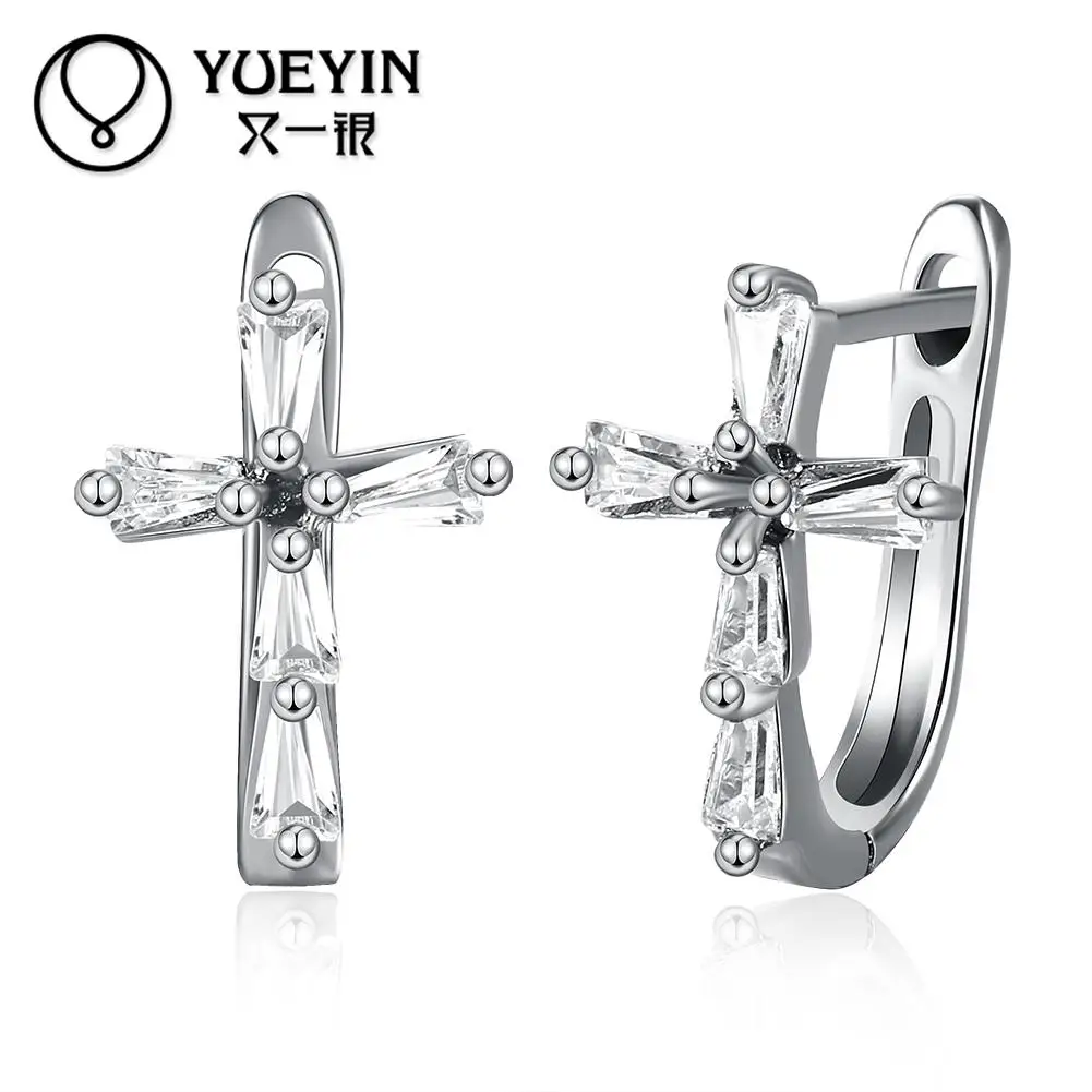 

2016 New Arrival gold color earrings Engagement jewelry fashion earrings gift nausnice Jewelry supplier Romantic
