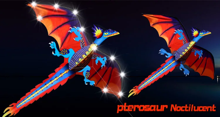 Профессиональный Горячий 140 см/55 дюймов стерео Птерозавр воздушный змей/дракон летучие змеи с ручкой и линией хороший Летающий подарок