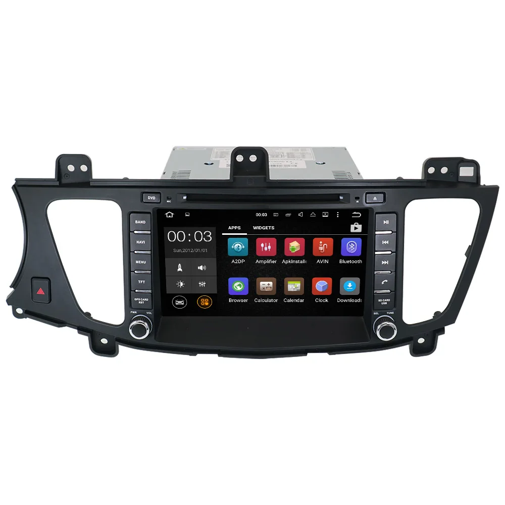 Android 8.0 No car DVD player GPS Navigation For KIA K7 2009-2016 Cadenza Car radio palyer stereo Auto Tape recorder multimedia |
