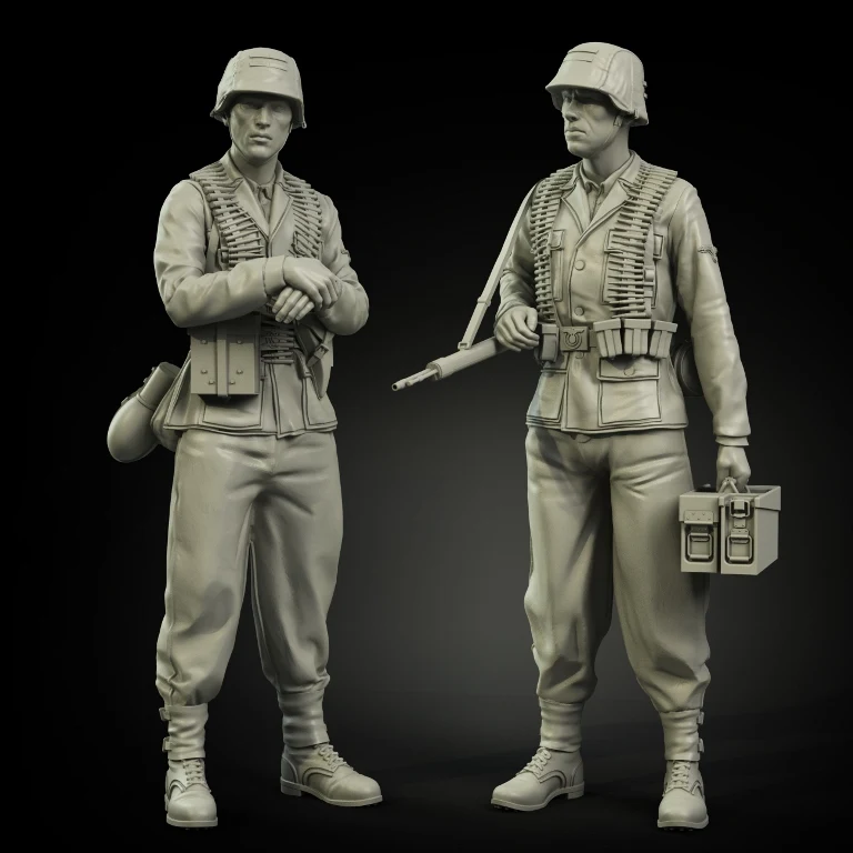 1/35 каучуковая фигурка модель комплект Unassambled Неокрашенная 00894 | Игрушки и хобби