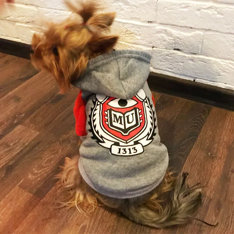 Мода Высокое качество одежды собаки Домашние толстовки пальто Pet жилет Теплый