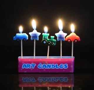 Творческий торт ко дню рождения украшения дома вечерние Сью Дети День рождения свечи, вечерние принадлежности