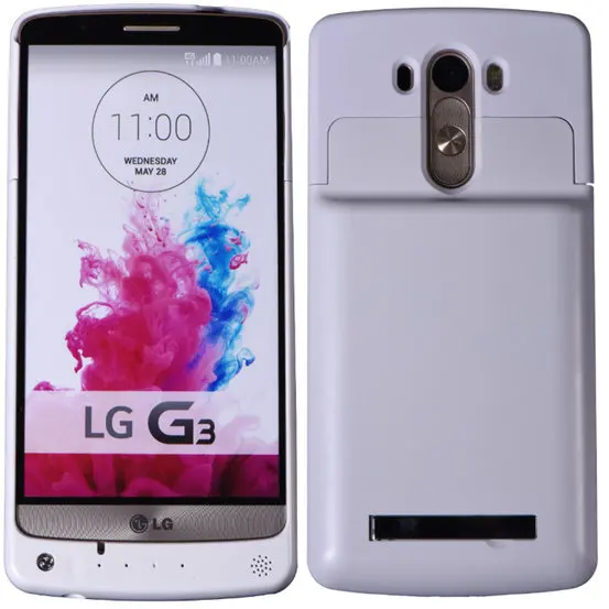 New 3800mAh cell phone case Power Bank Backup Battery