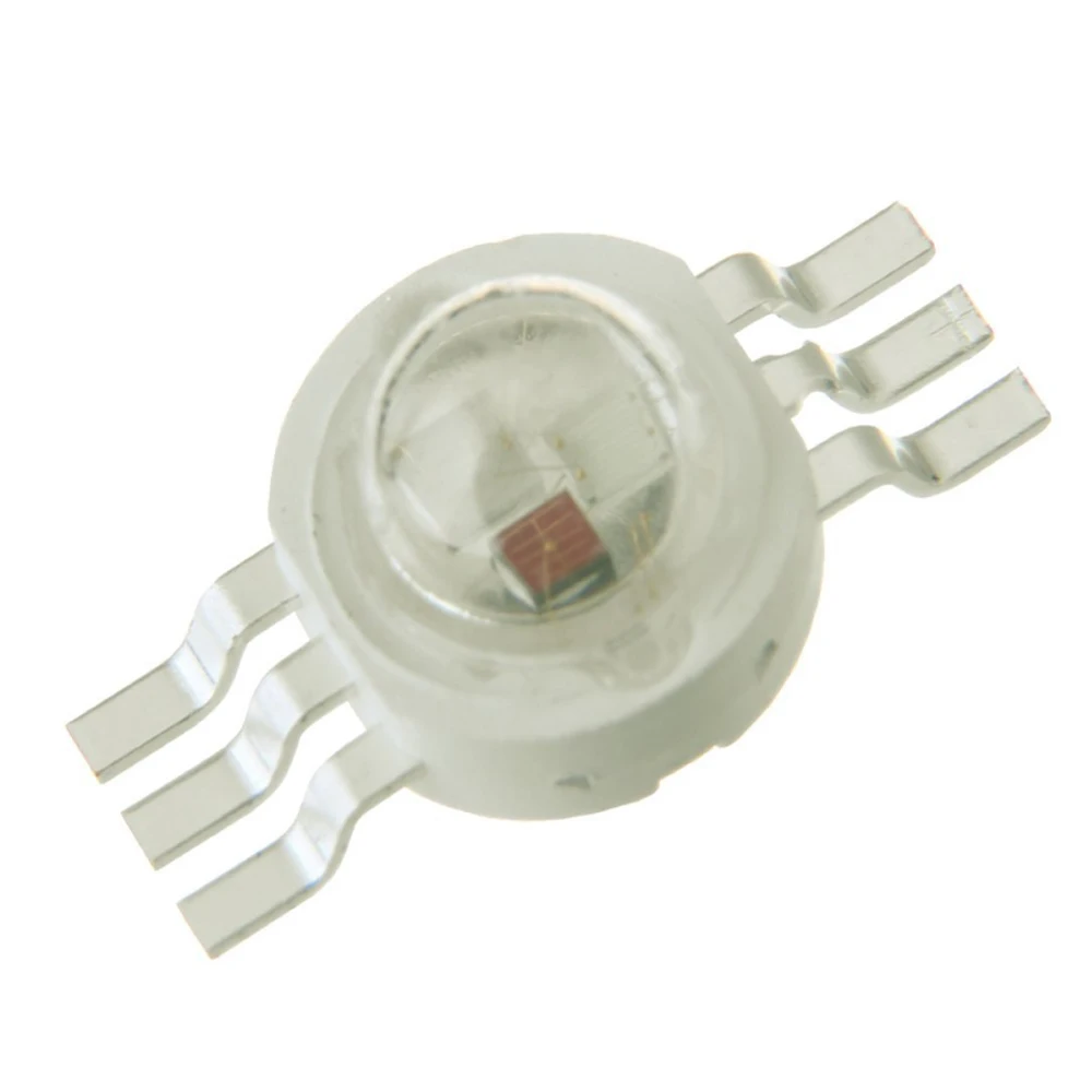 Супер Яркий 1 Вт 3 RGB светодиодный чип COB бусины 4/ 6Pin полный цвет красный зеленый