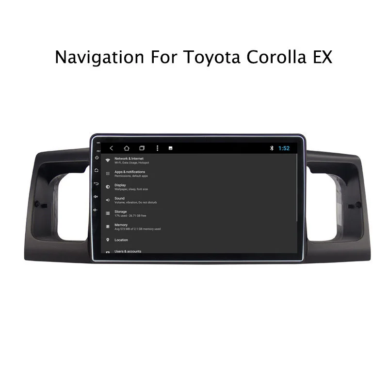 Sale NAVITOPIA 9inch 2G RAM 32G ROM Android 8.1 Car DVD Multimedia GPS Navigation for Toyota Corolla EX 2004 2005 2006 2007 2008-2013 6