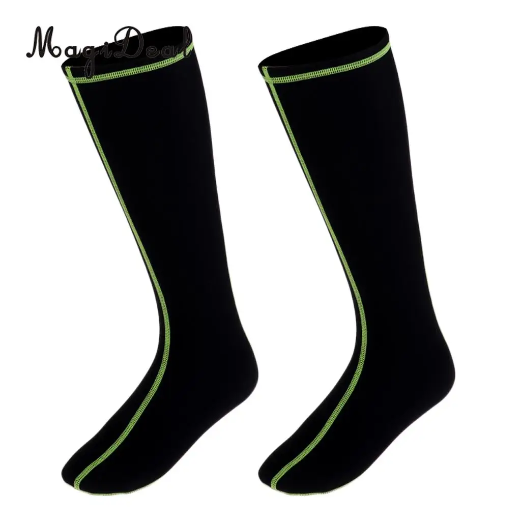 1 Pair Thermal Diving Long Sock Beach Water Shoes Booties Boots for Women Men Surfing Swimming Boating