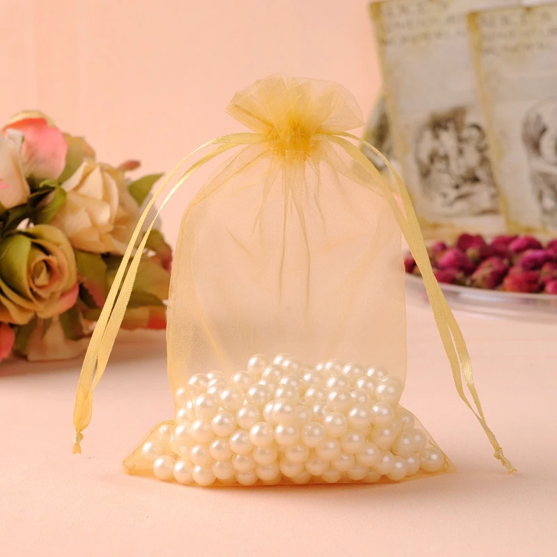 organza fabric bolsas